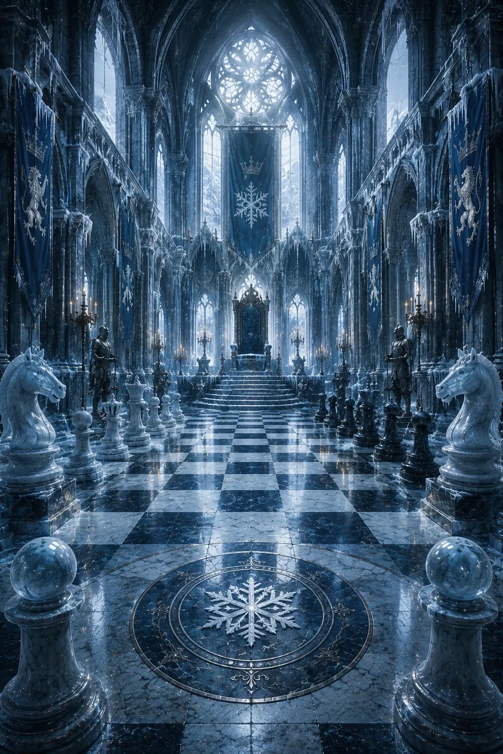 Frostbound Citadel environment